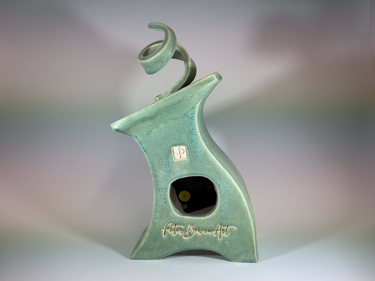 Cornish Copper Ceramic Clock
