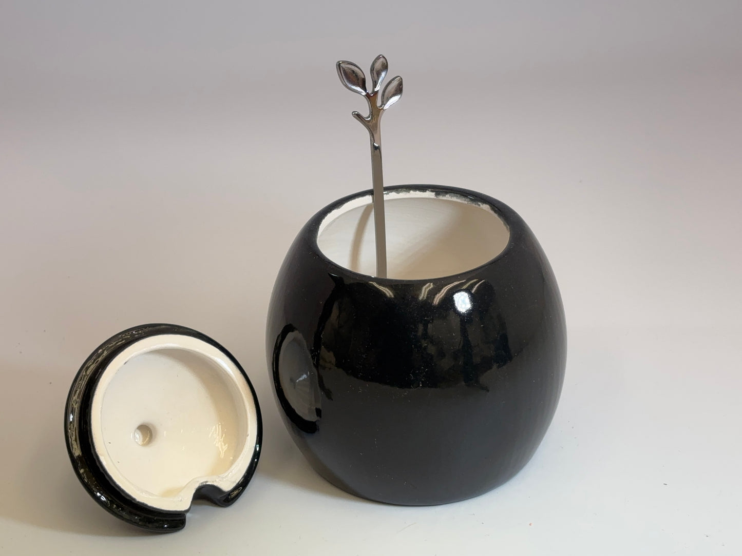 Sugar Bowl Jet Black Glaze