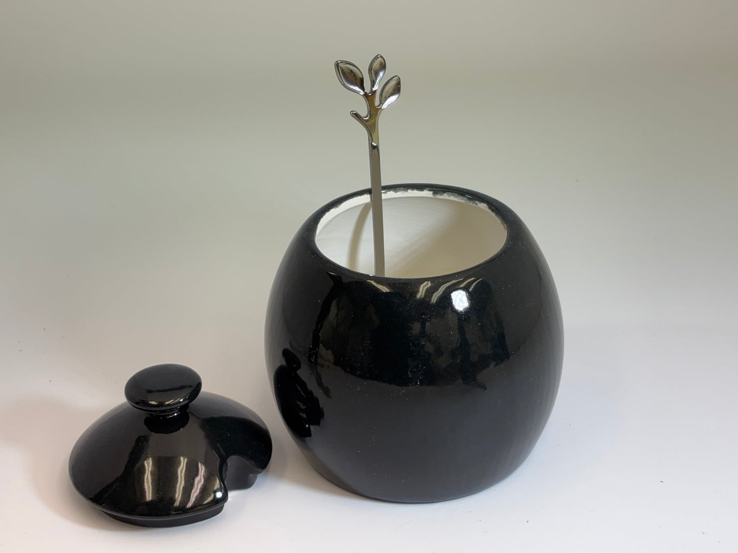 Sugar Bowl Jet Black Glaze