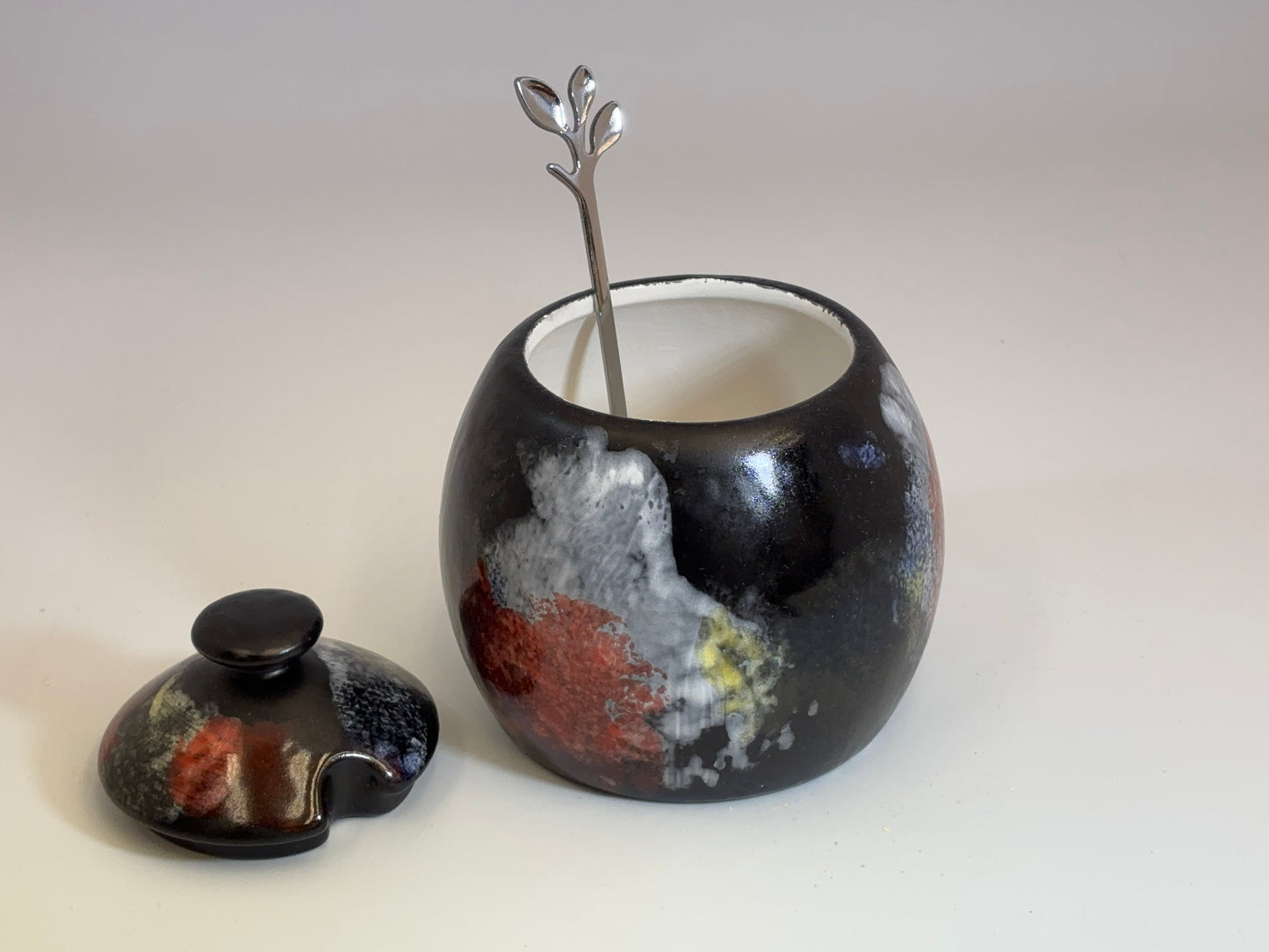 Sugar Bowl Abstract Glaze