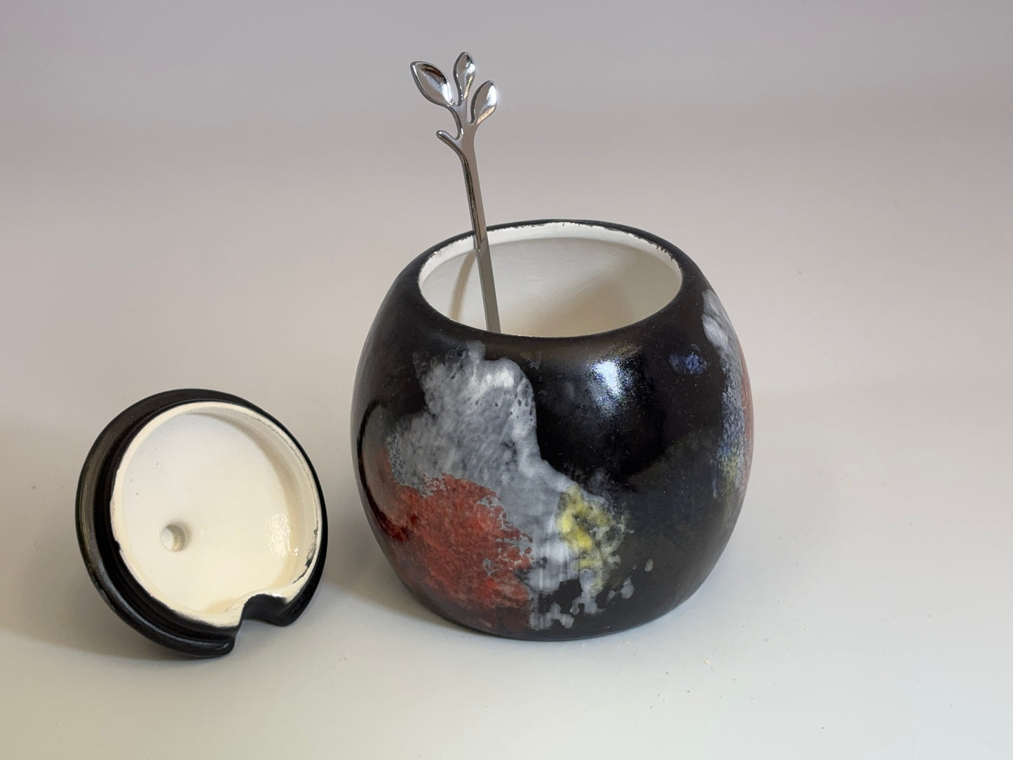 Sugar Bowl Abstract Glaze