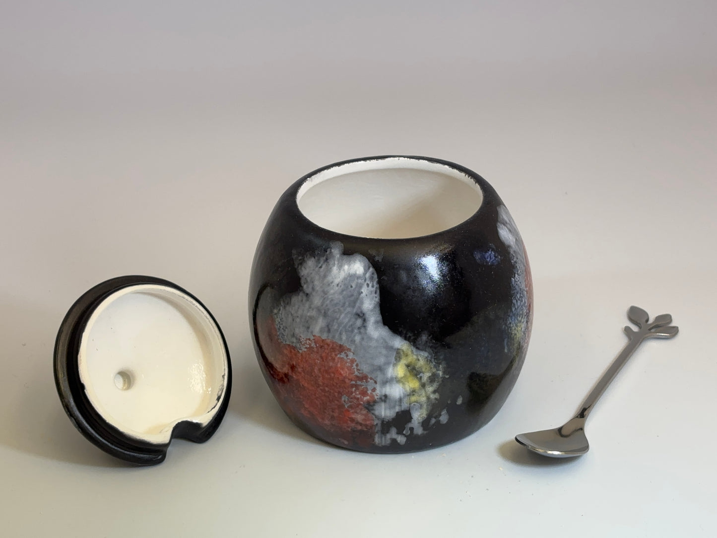 Sugar Bowl Abstract Glaze