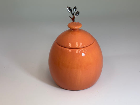 Sugar Bowl Pumpkin Orange Glaze
