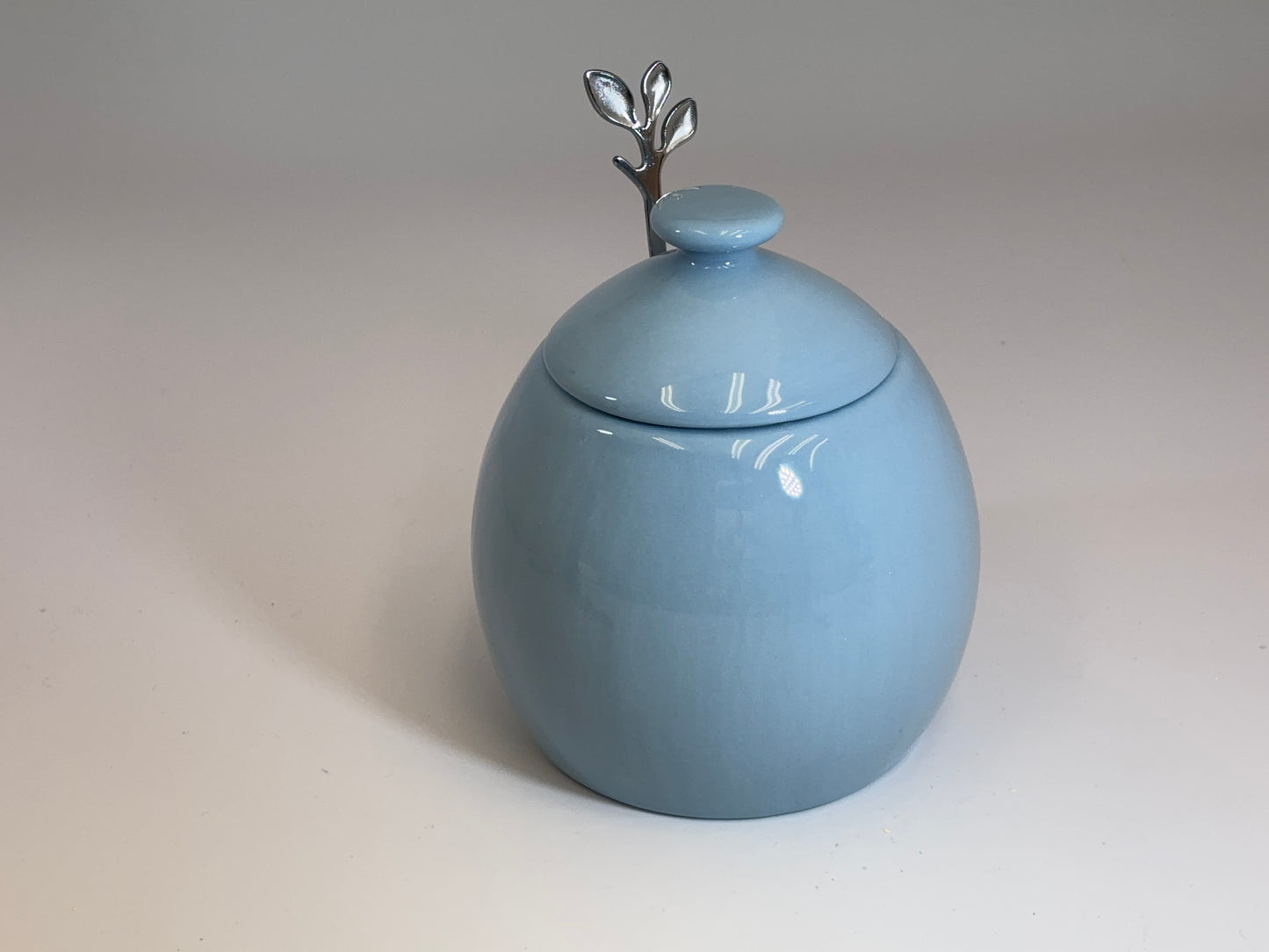 Sugar Bowl Ice Blue Glaze