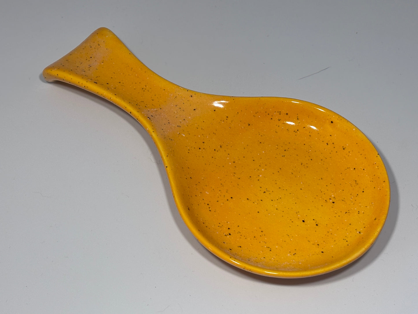 Yellow Spoon Rest + Salt Pig