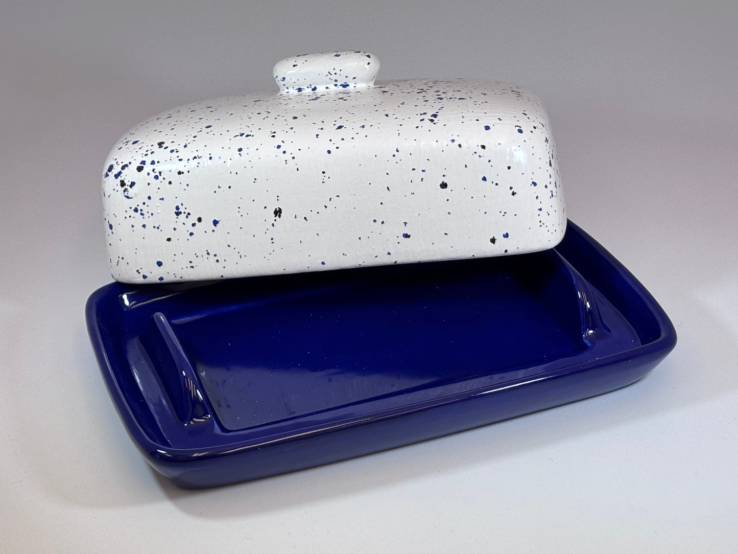 Handmade Pottery Butter Dish with Lid
