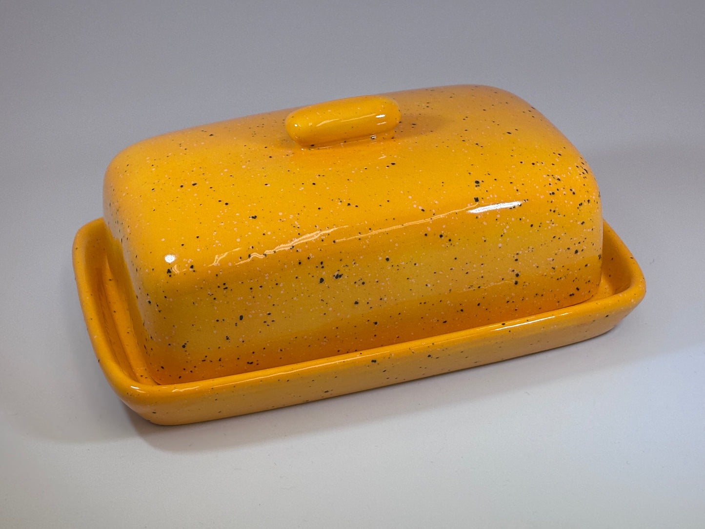 Yellow Butter Dish