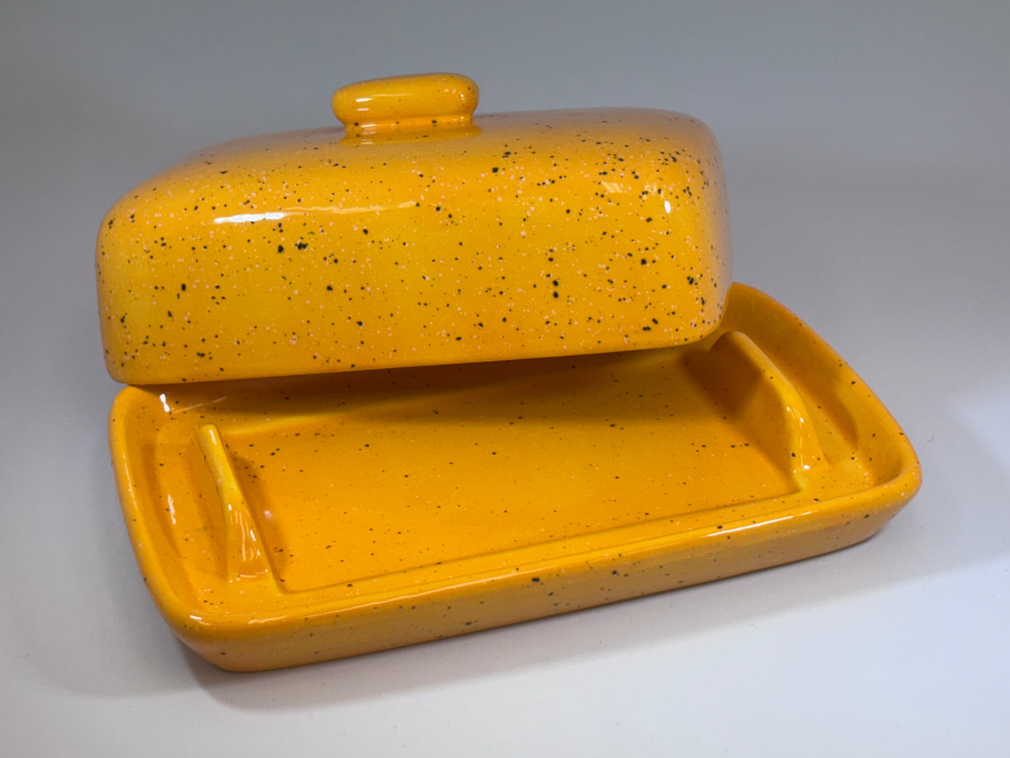 Yellow Butter Dish