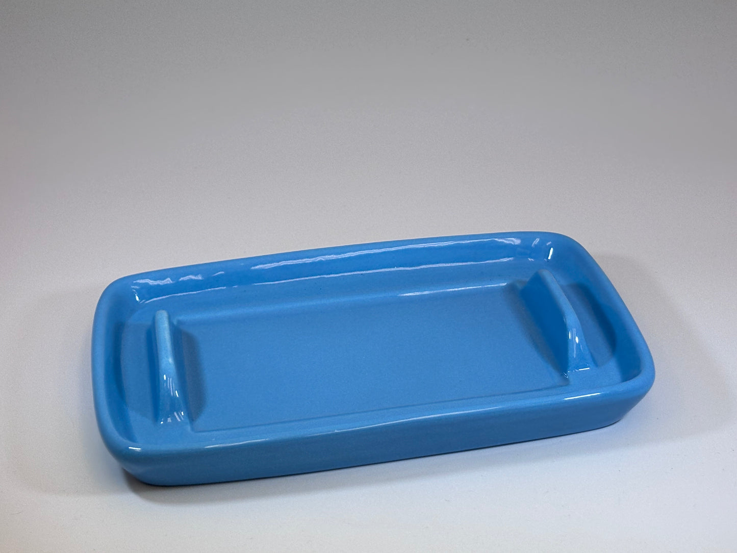 Butter Dish Sky Blue Glaze