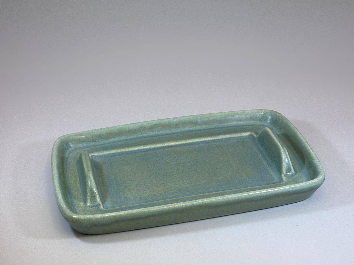 Butter Dish with Lid Cornish Copper Glaze