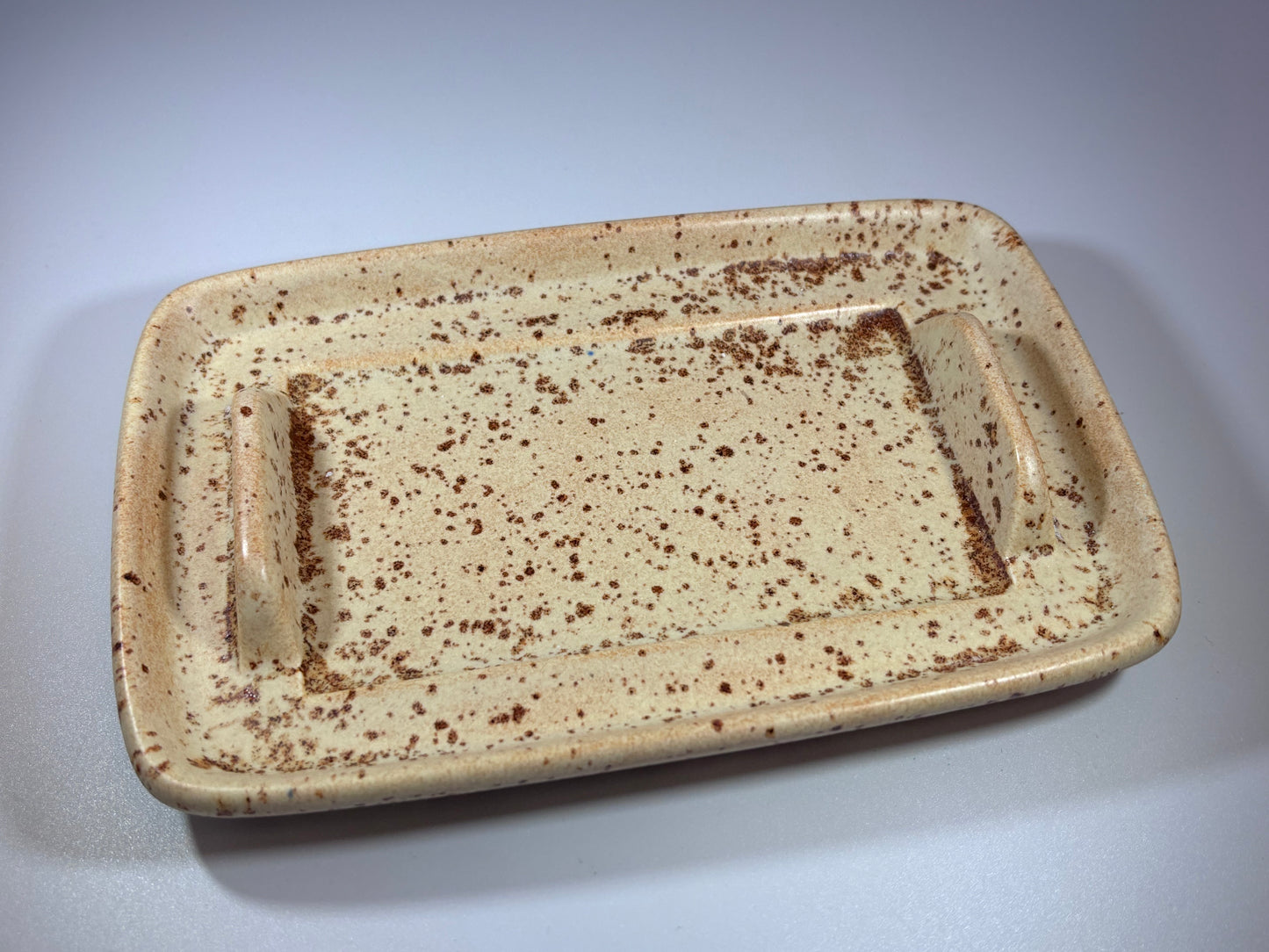 Spotty Butter Dish #1 Bargain Basement Priced