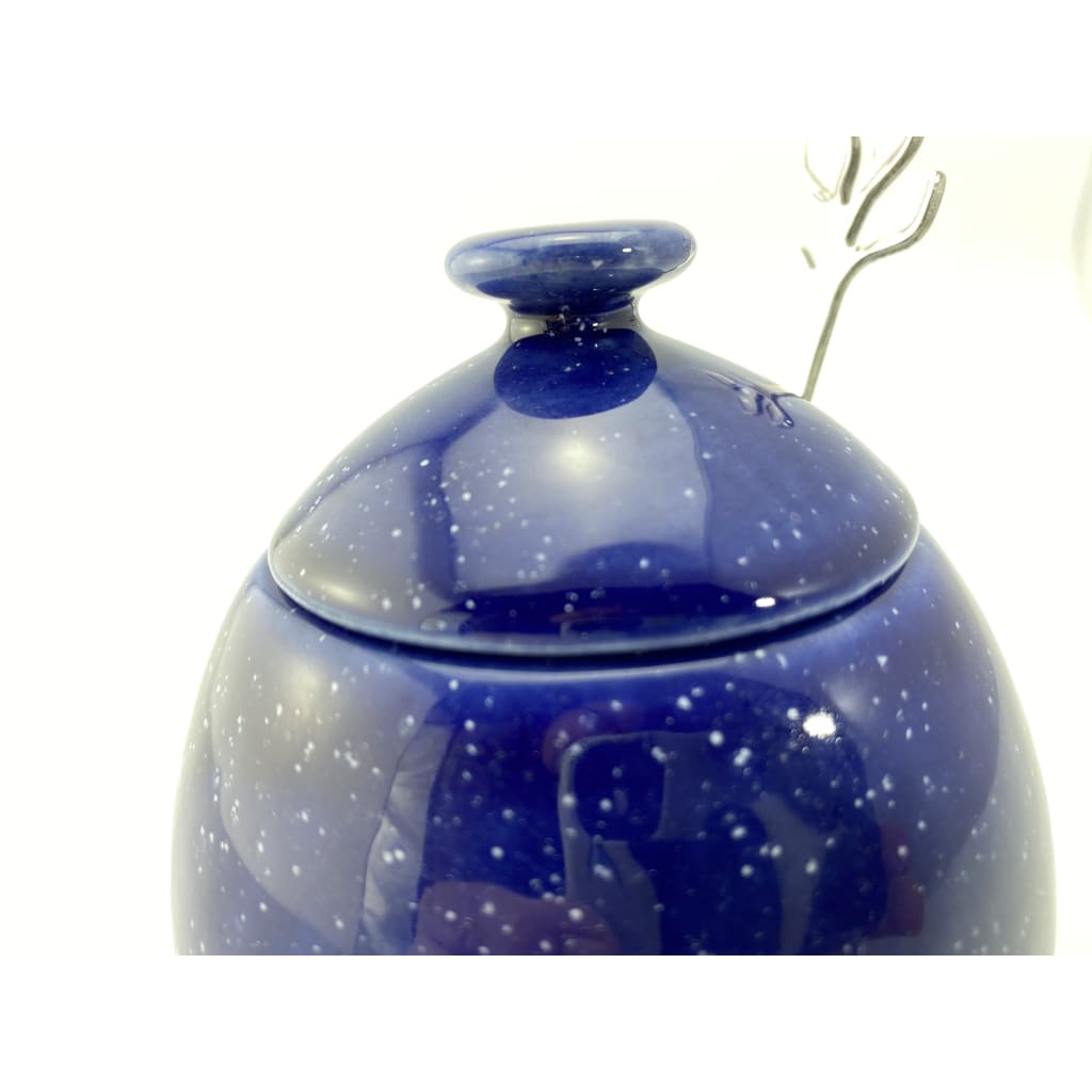 Butter Dish and Sugar Bowl Night Sky - PeterBowenArt