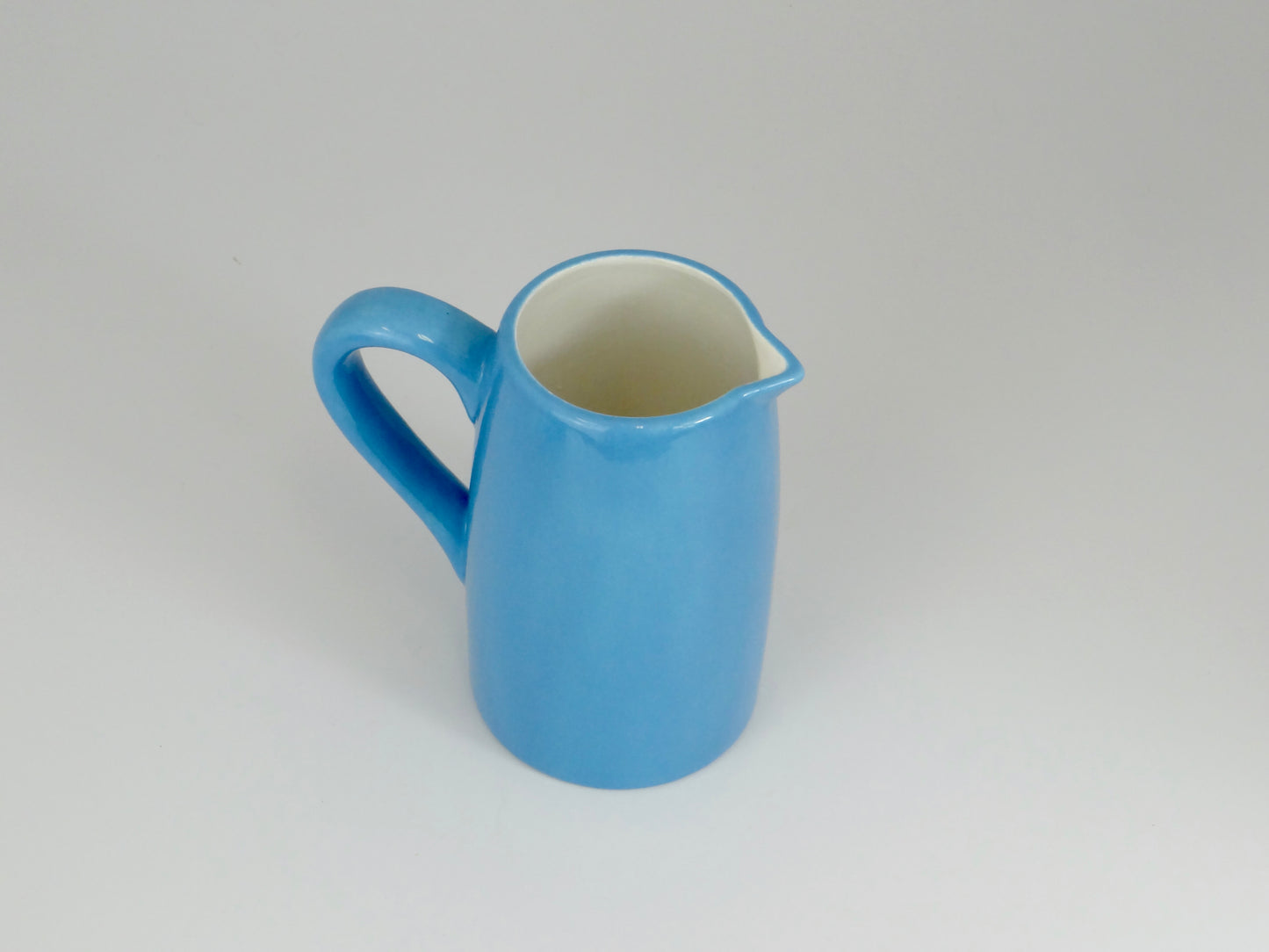 Milk Jug, Sky Blue Glaze, Peter Bowen Art