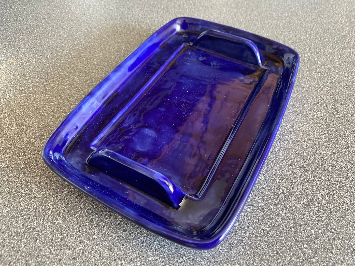 Butter Dish and Sugar Bowl Set - Confetti Glaze - PeterBowenArt