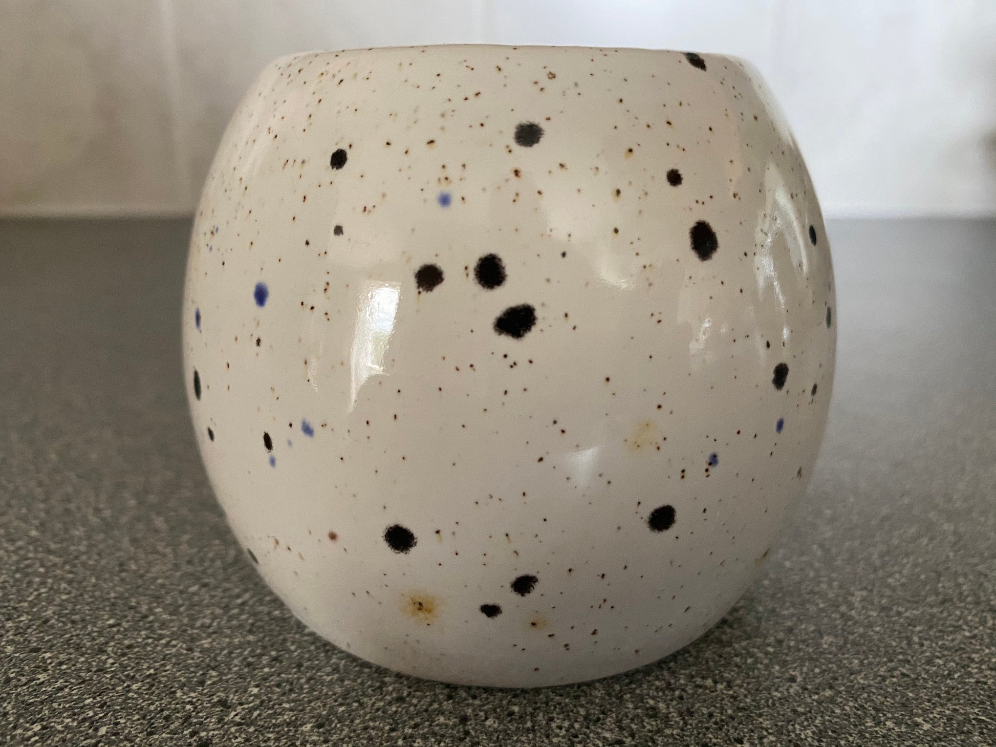 Butter Dish and Sugar Bowl Set - Confetti Glaze - PeterBowenArt