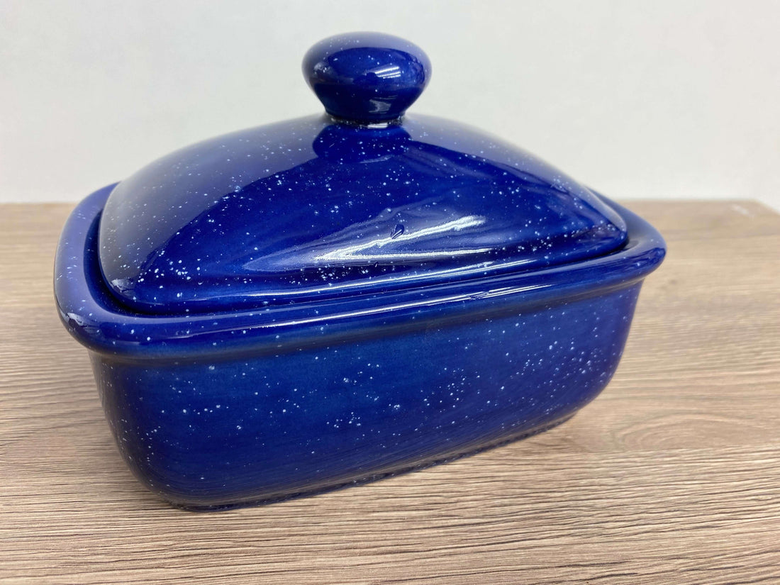 Butter Dish with Lid - Night Sky Glaze