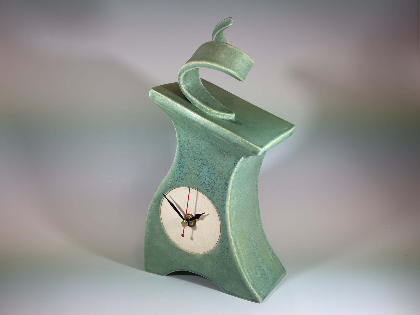 Cornish Copper Ceramic Clock
