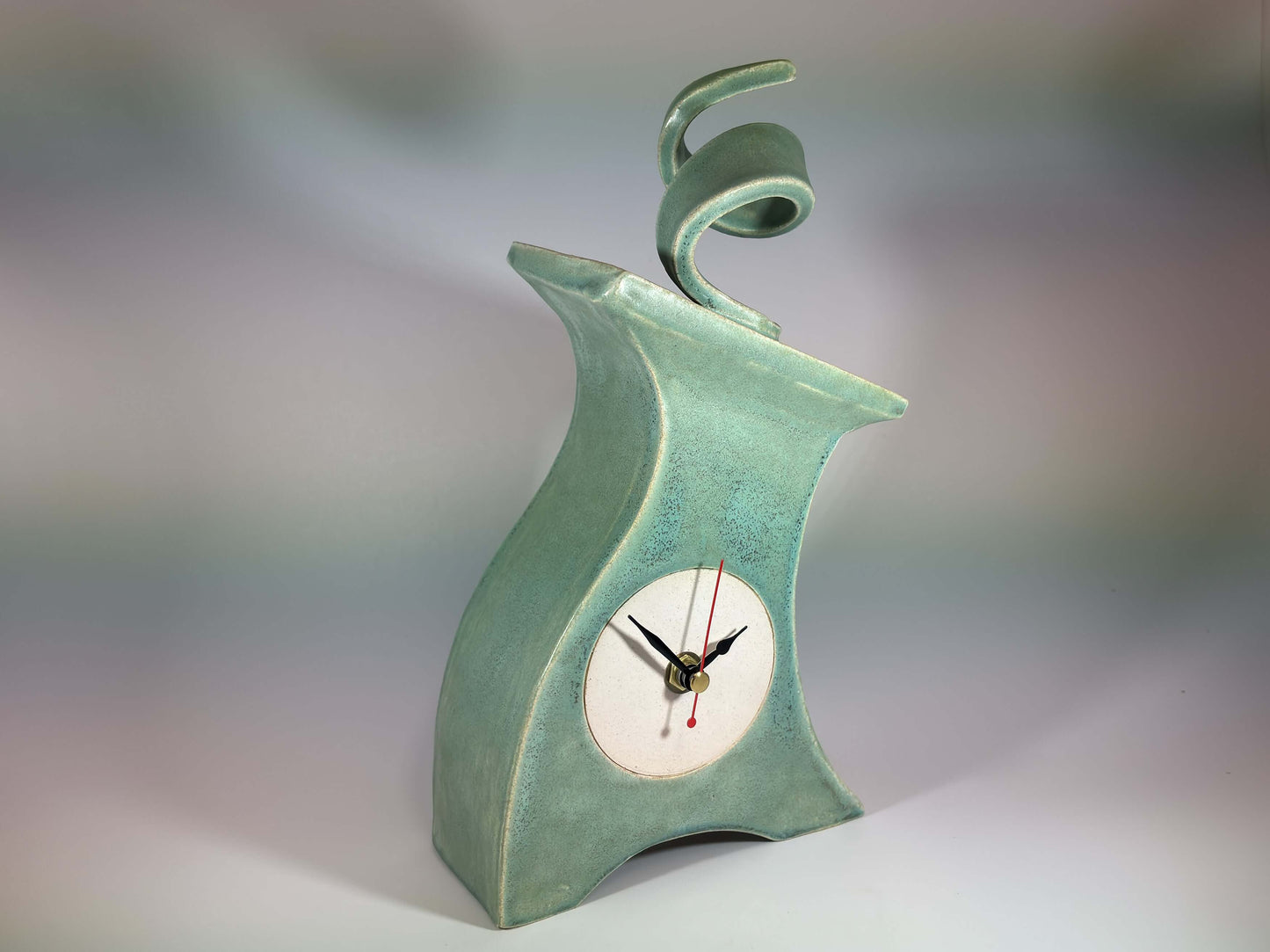 Cornish Copper Ceramic Clock