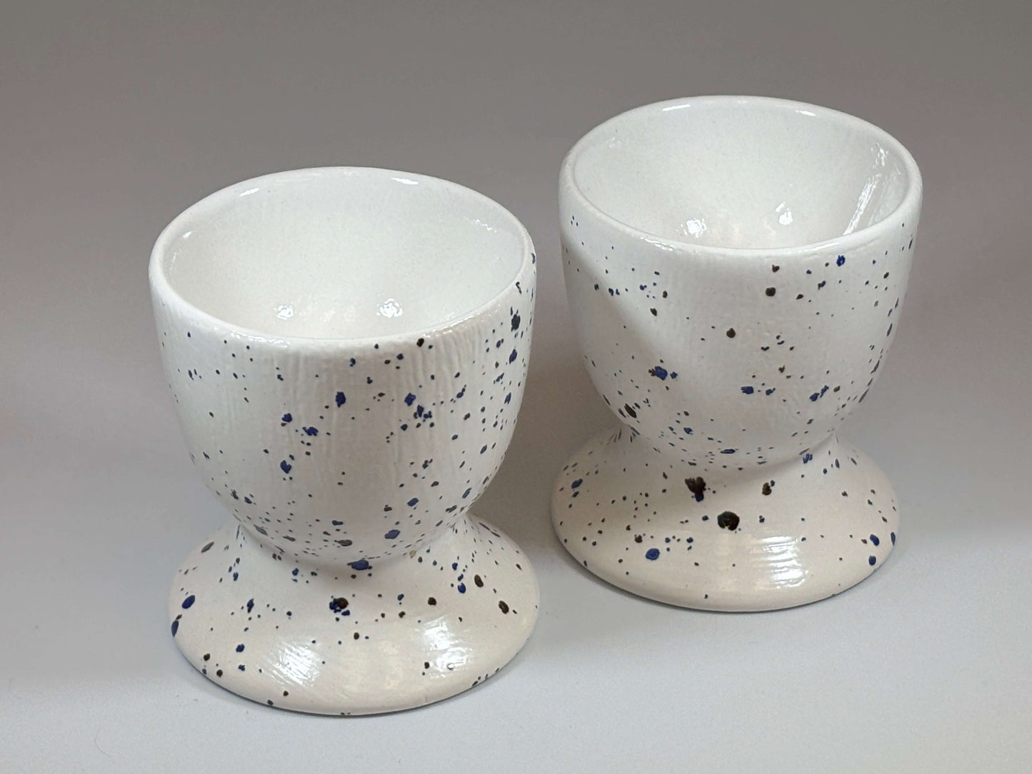 multicolour ceramic egg cups