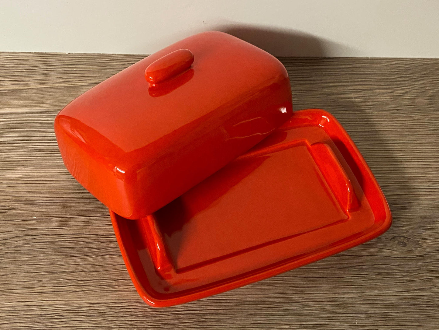 Red Butter Dish