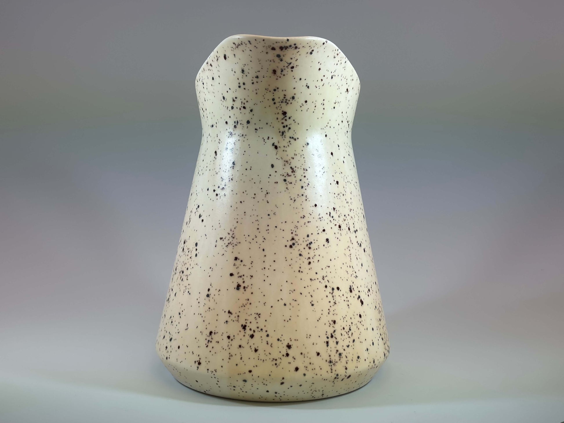 Milk Jug White with Yellow Spots