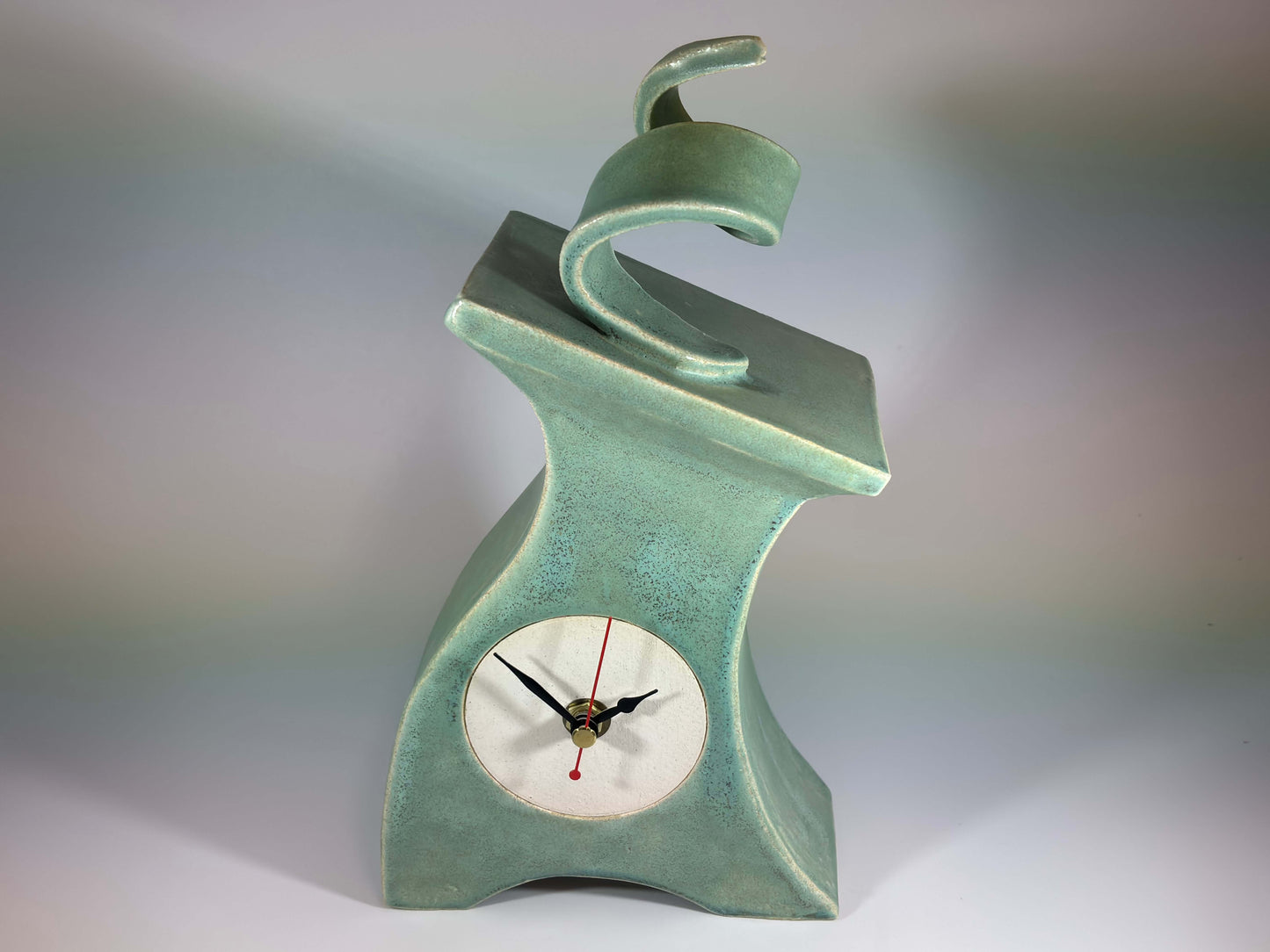 Cornish Copper Ceramic Clock