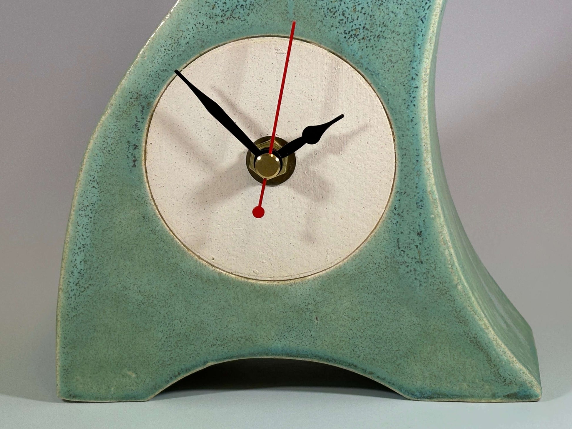 Cornish Copper Ceramic Clock
