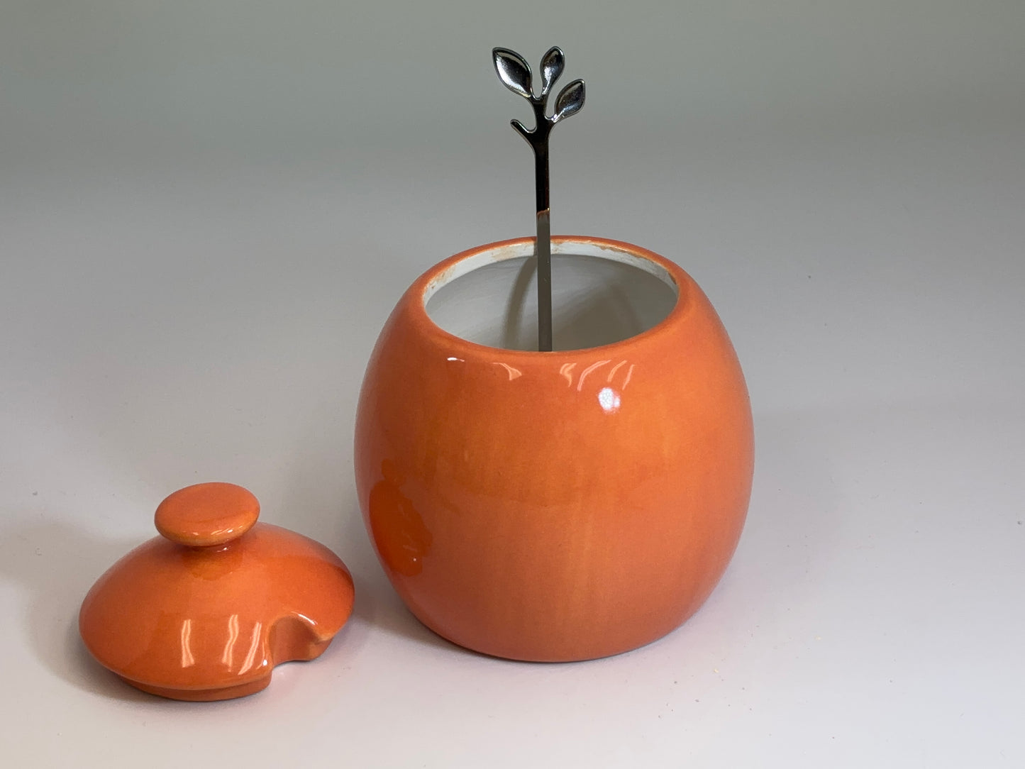 Sugar Bowl Pumpkin Orange Glaze