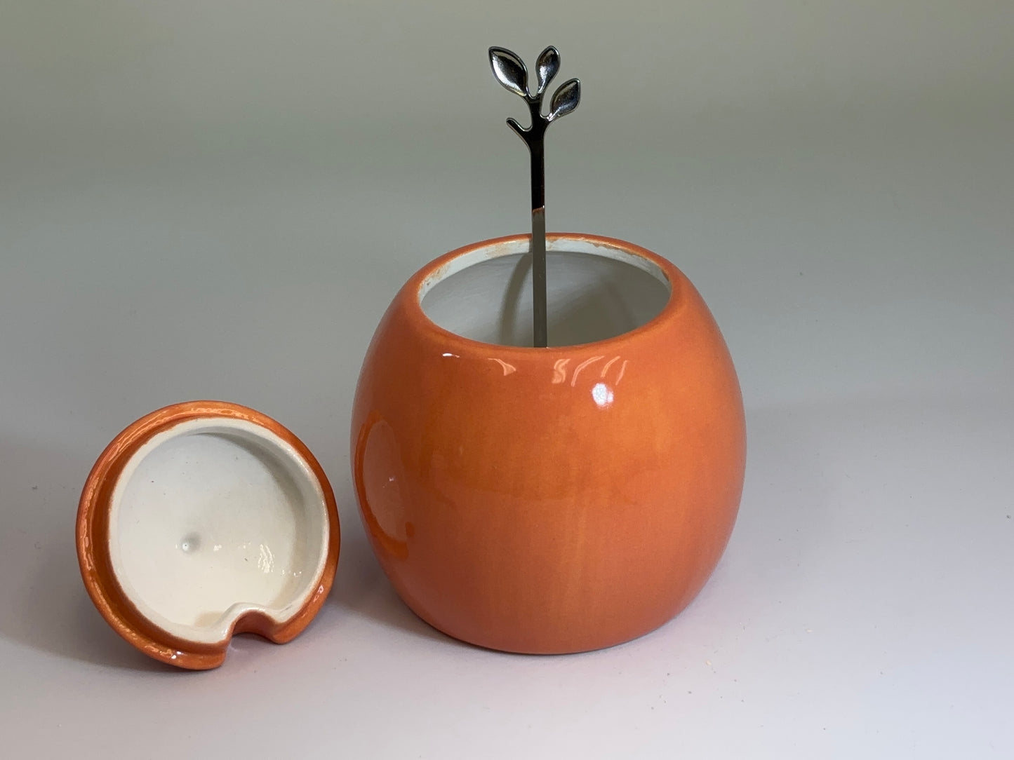 Sugar Bowl Pumpkin Orange Glaze