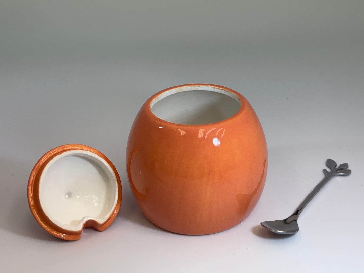 Sugar Bowl Pumpkin Orange Glaze