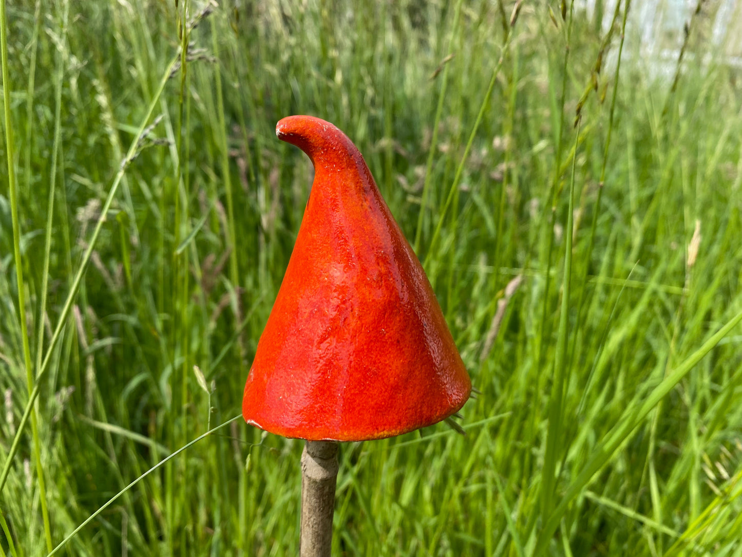 Ceramic Mushrooms Cane Toppers