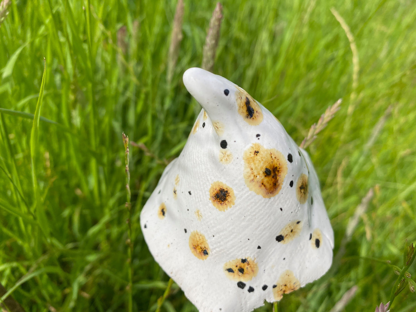 Ceramic Mushrooms Cane Toppers