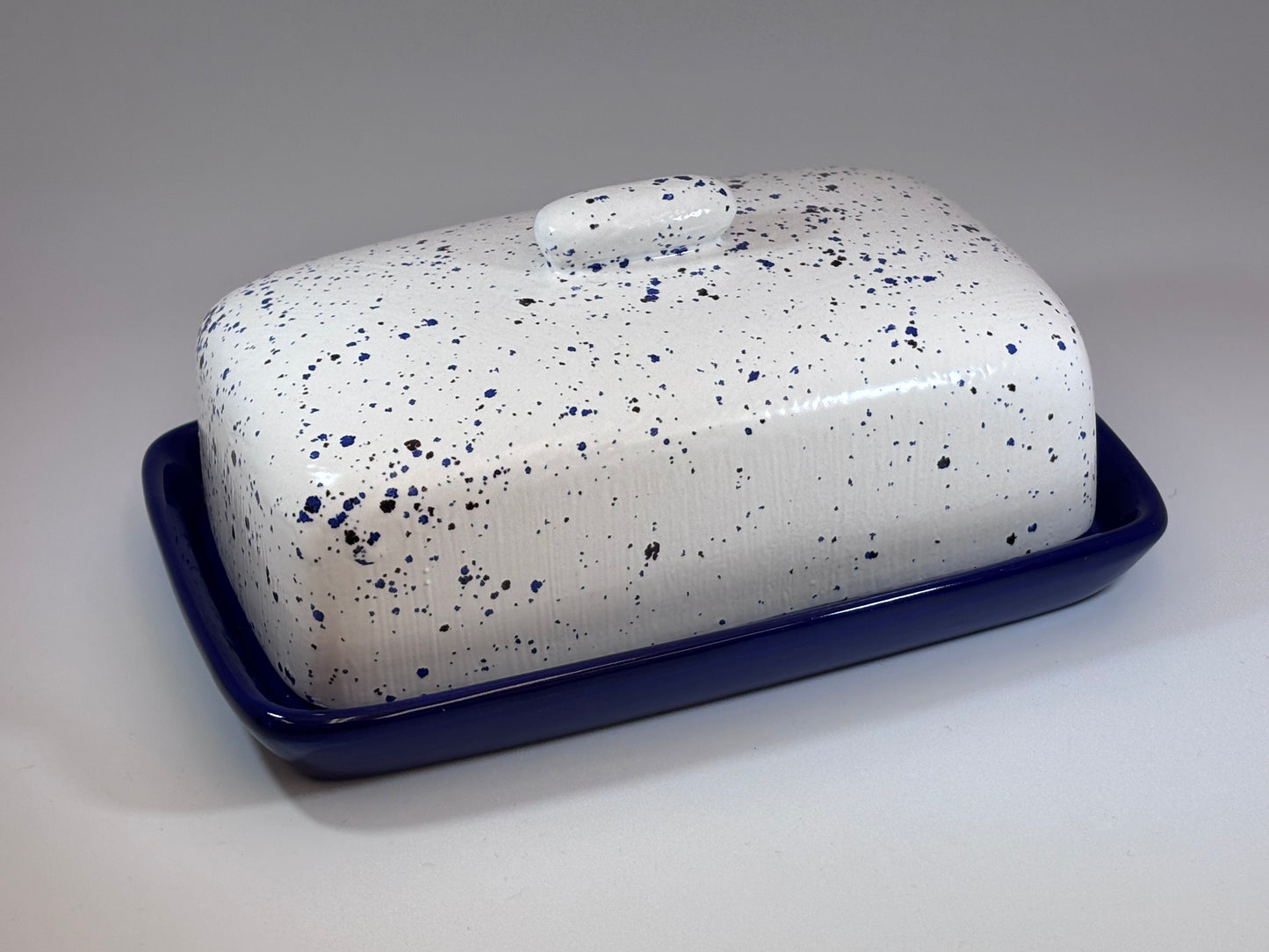 Handmade Pottery Butter Dish with Lid