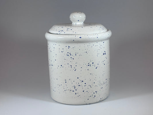 Light Speckled Blue Canister