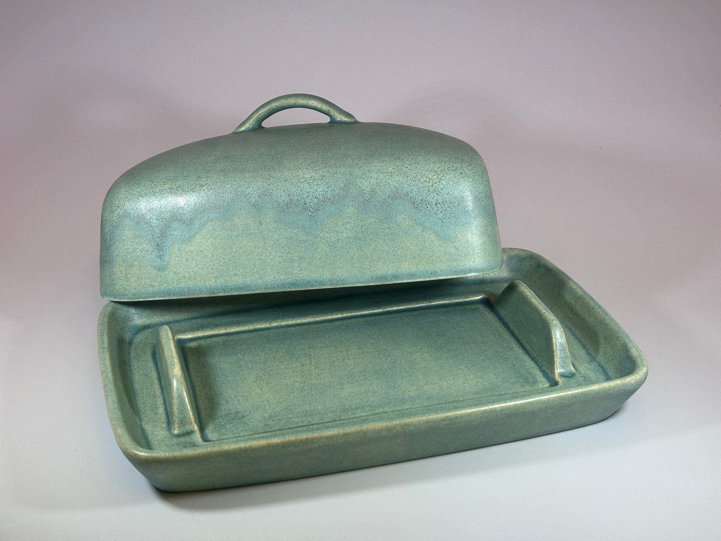 Cornish Copper Butter Dish with Handle