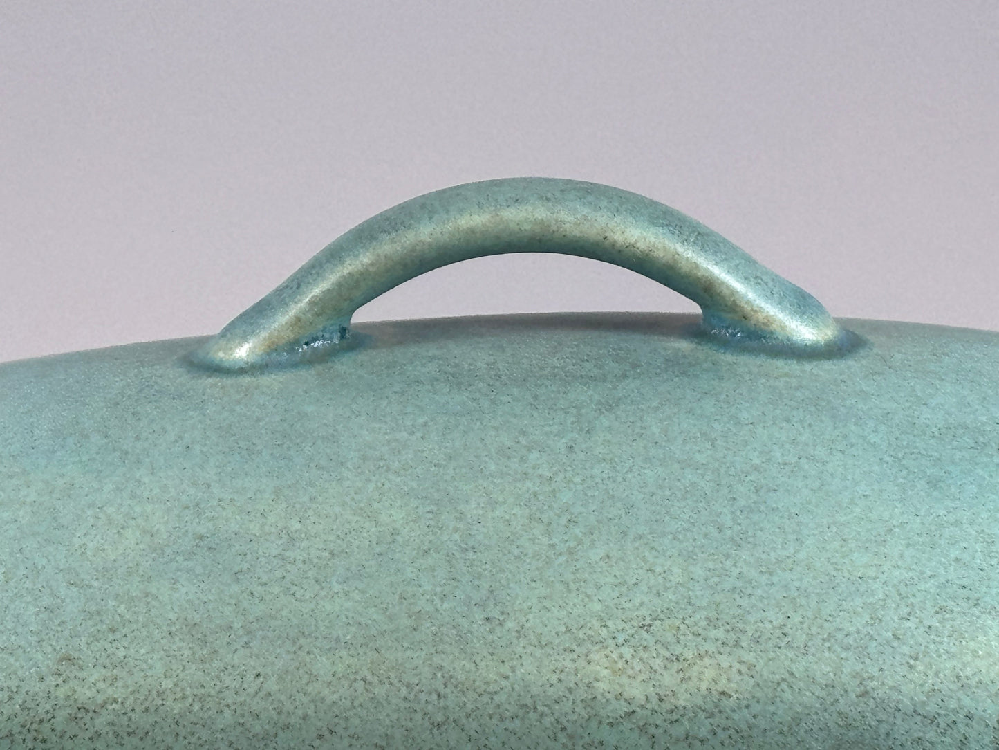Cornish Copper Stoneware Butter Dish set