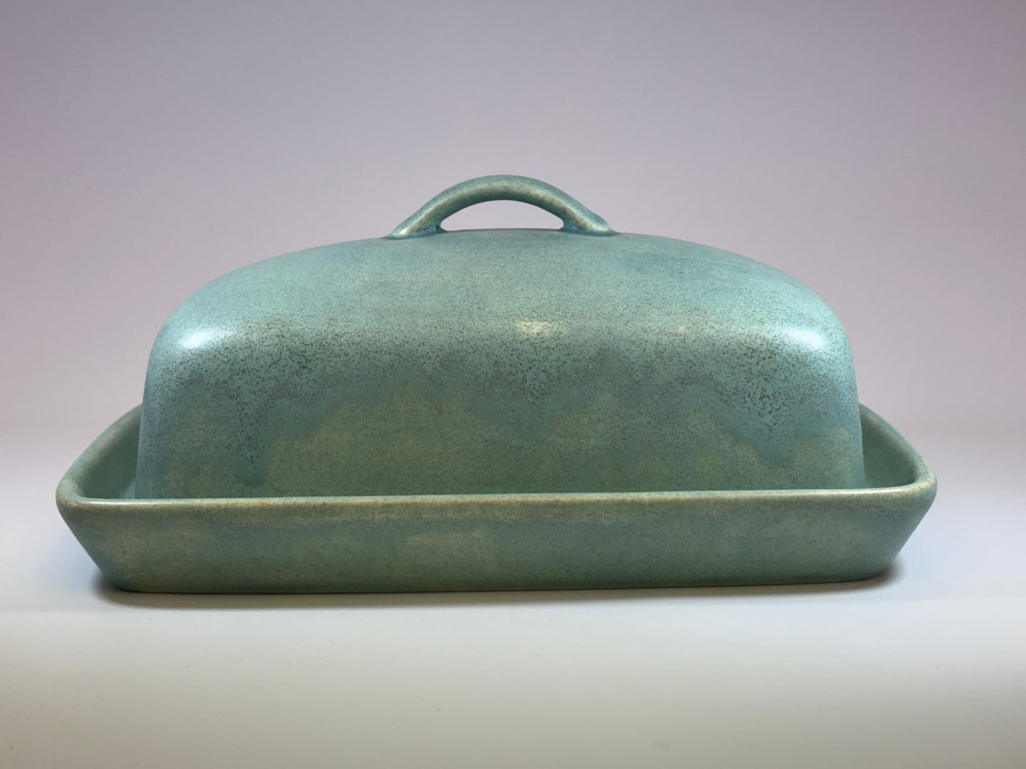 Cornish Copper Butter Dish with Handle