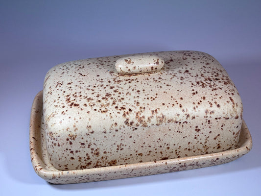 Spotty Butter Dish #1 Bargain Basement Priced