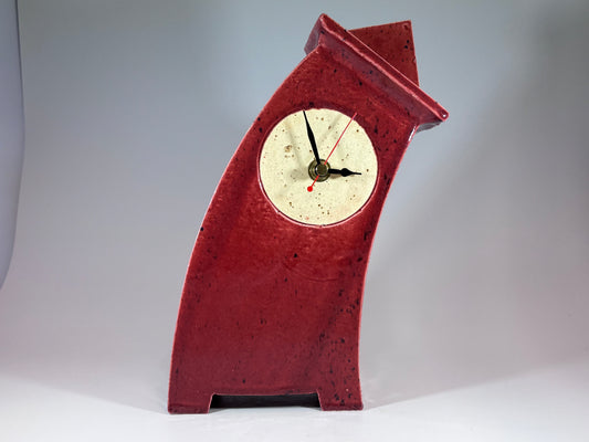 Wonky Ceramic Mantel Clock