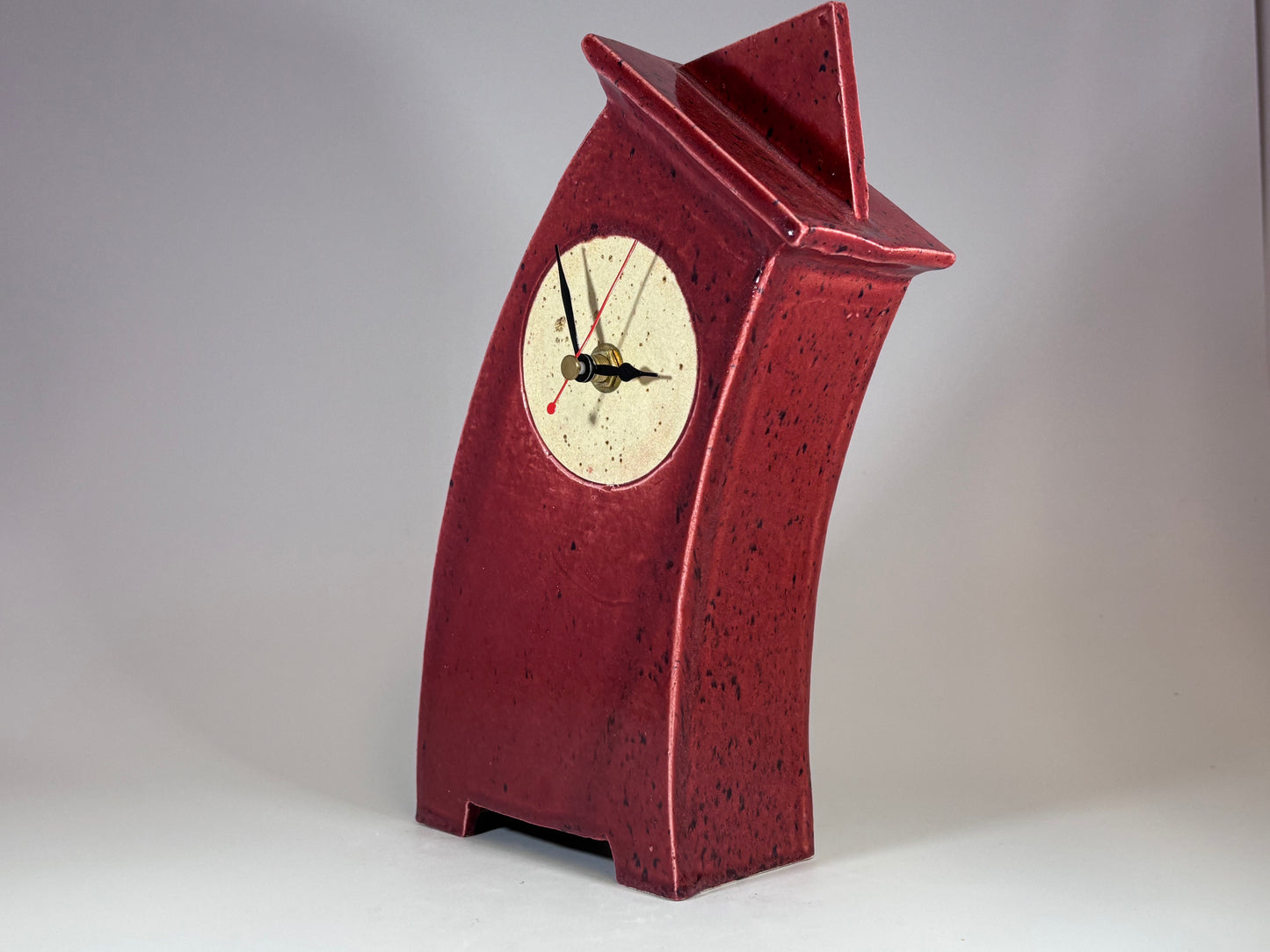 Wonky Ceramic Mantel Clock