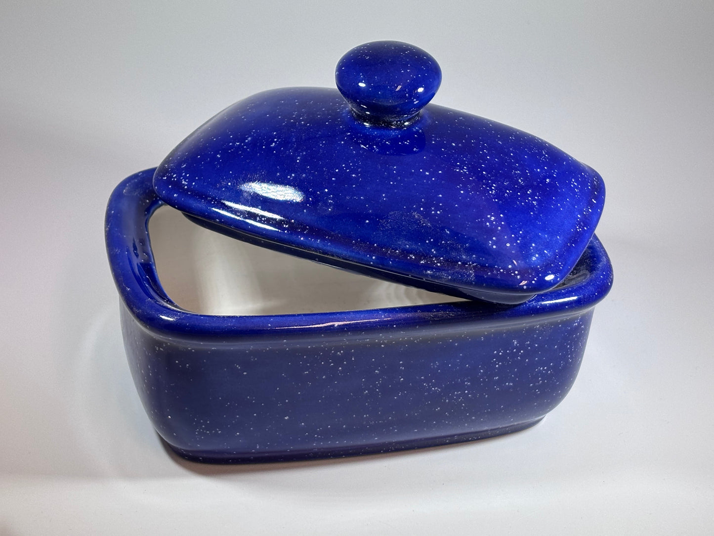 Butter Dish with Lid - Night Sky Glaze