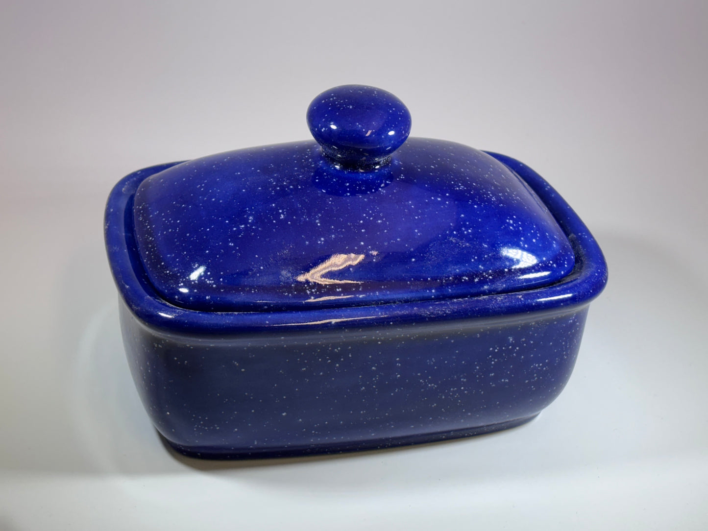 Butter Dish with Lid - Night Sky Glaze