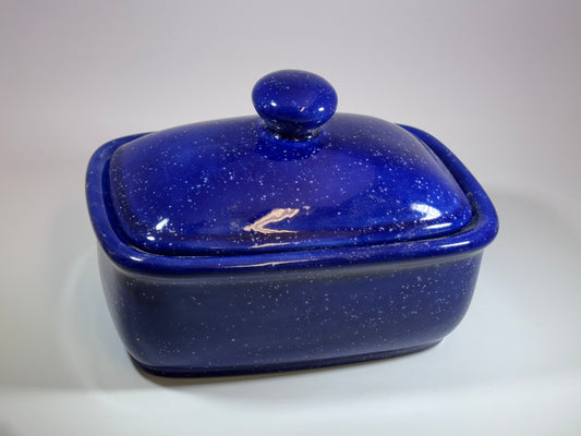Butter Dish with Lid - Night Sky Glaze