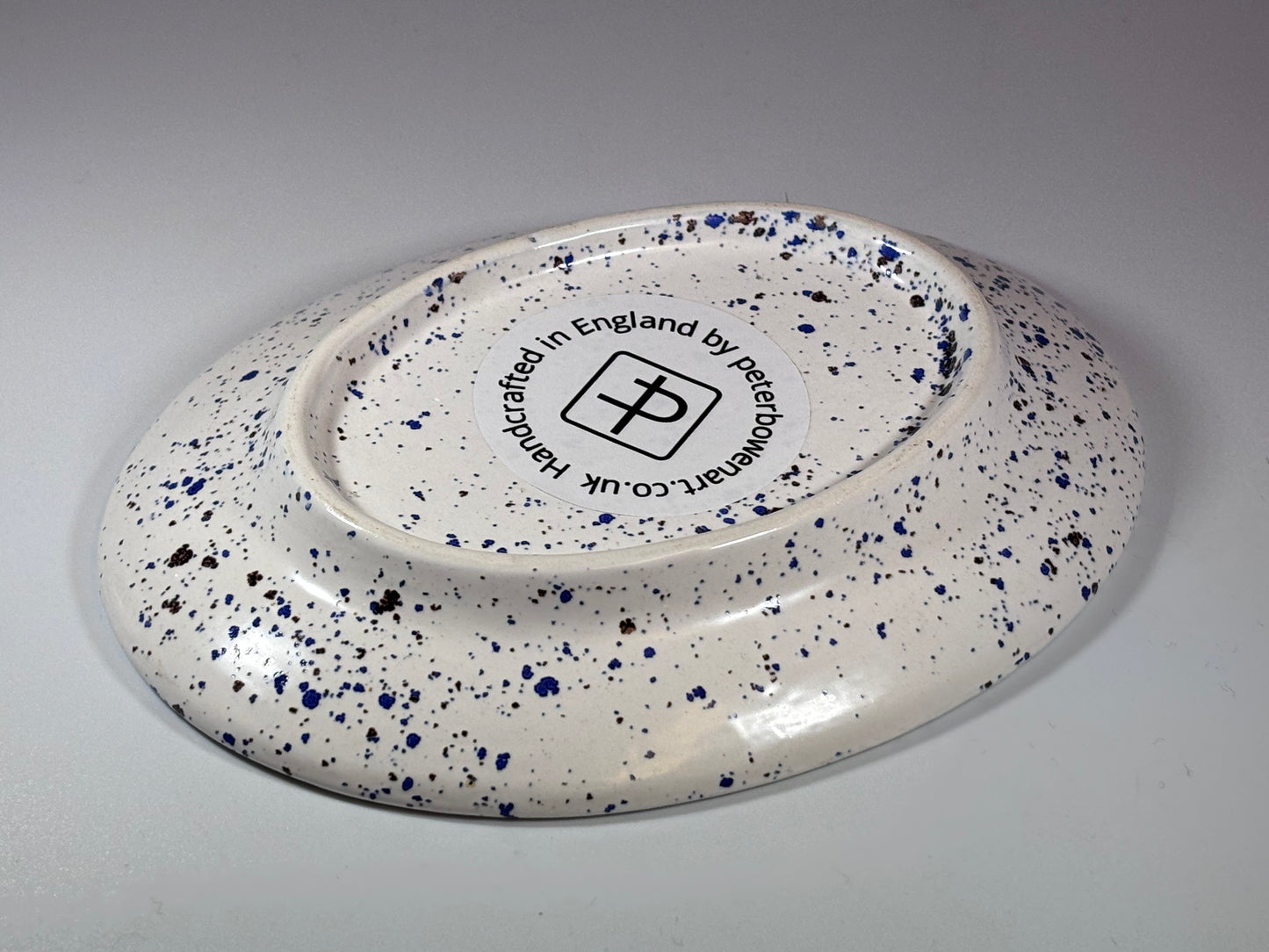 Soap Dish Speckled Blue - Bargain Basement Priced