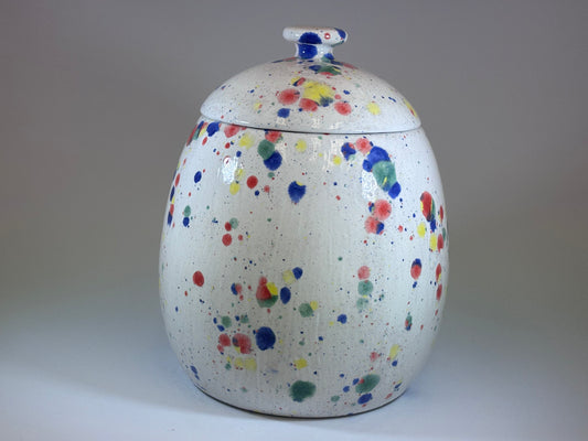 Cookie/Biscuit Jar Canister Celebration Glaze