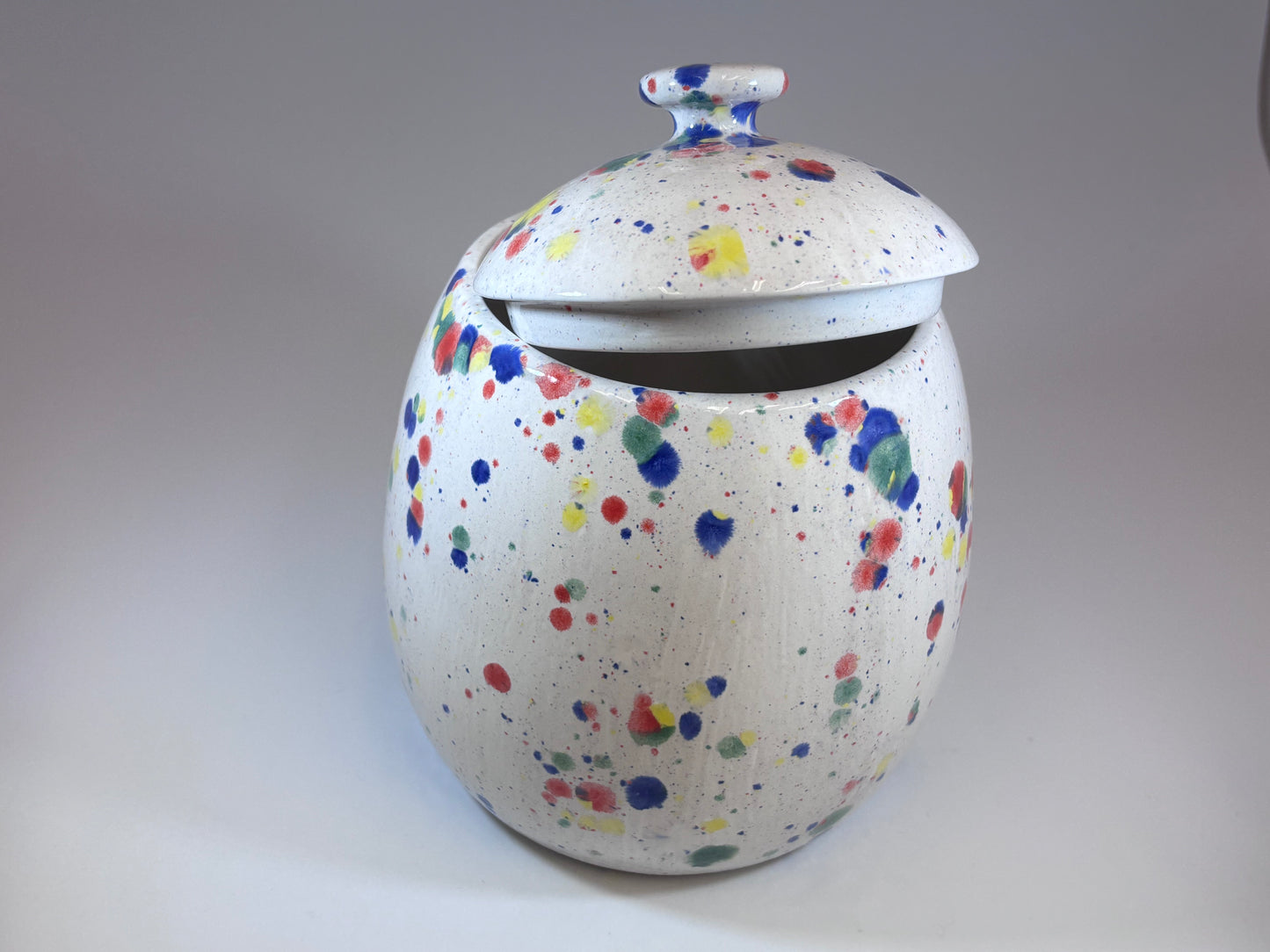 Cookie/Biscuit Jar Canister Celebration Glaze