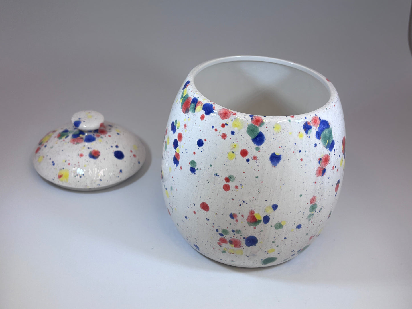 Cookie/Biscuit Jar Canister Celebration Glaze