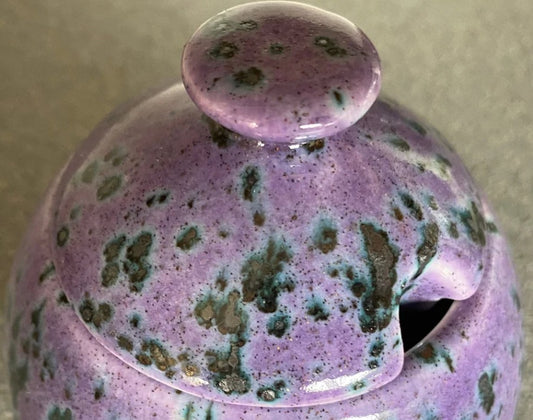 Sugar Bowl - Lid Only Speckled Purple