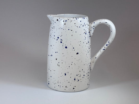 Speckled Blue Milk Jug