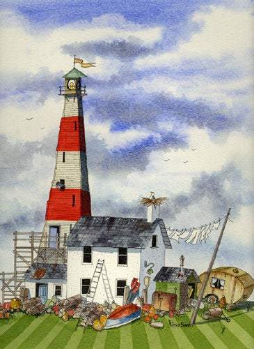 Art Print Lighthouse No. 2 - PeterBowenArt